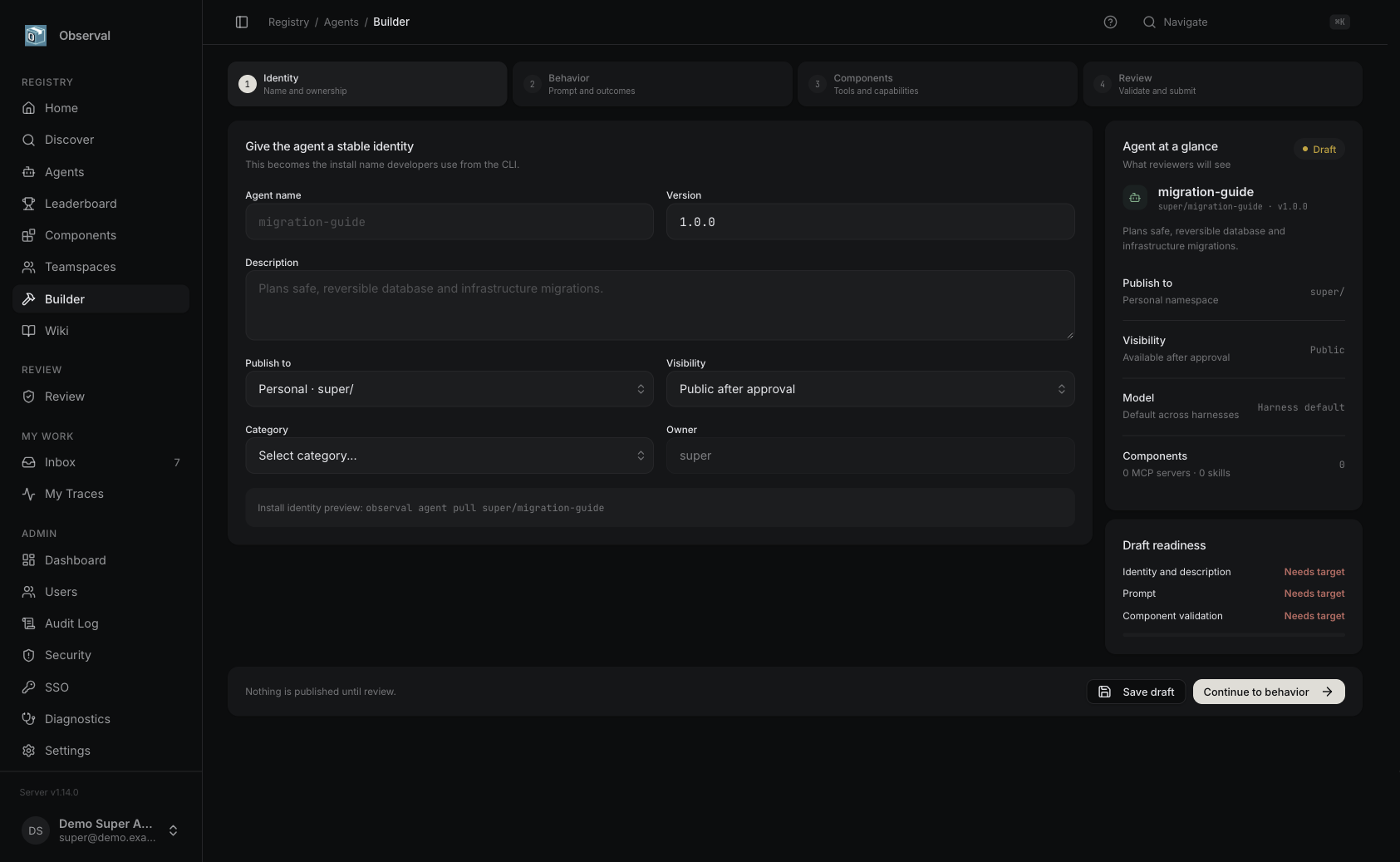 Capture d’écran de Apache 2.0 Registry to let agents share skills with each other